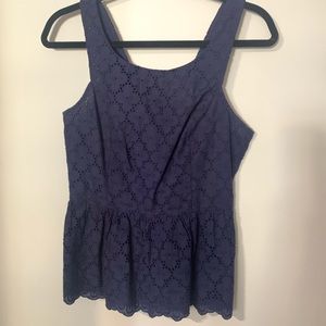 Lilly Pulitzer Peplum Top